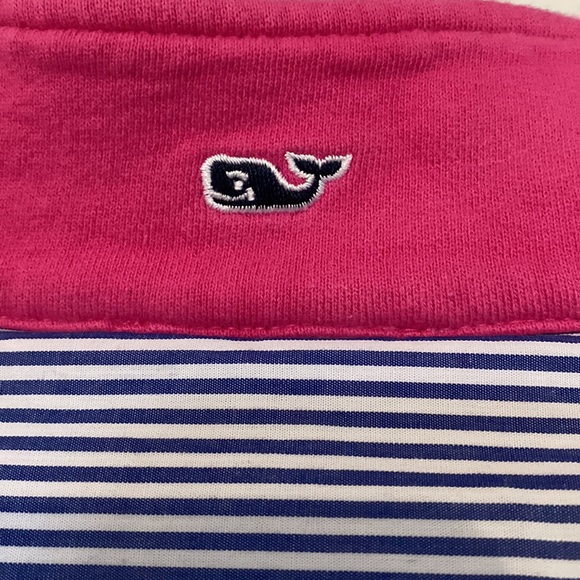 Vineyard Vines Hot pink 1/4 Zip Sweatshirt - Picture 5 of 8